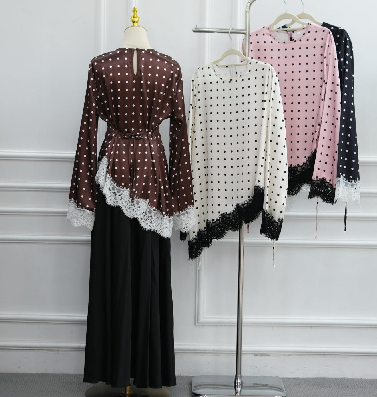 Rayna-Polka Dot Top