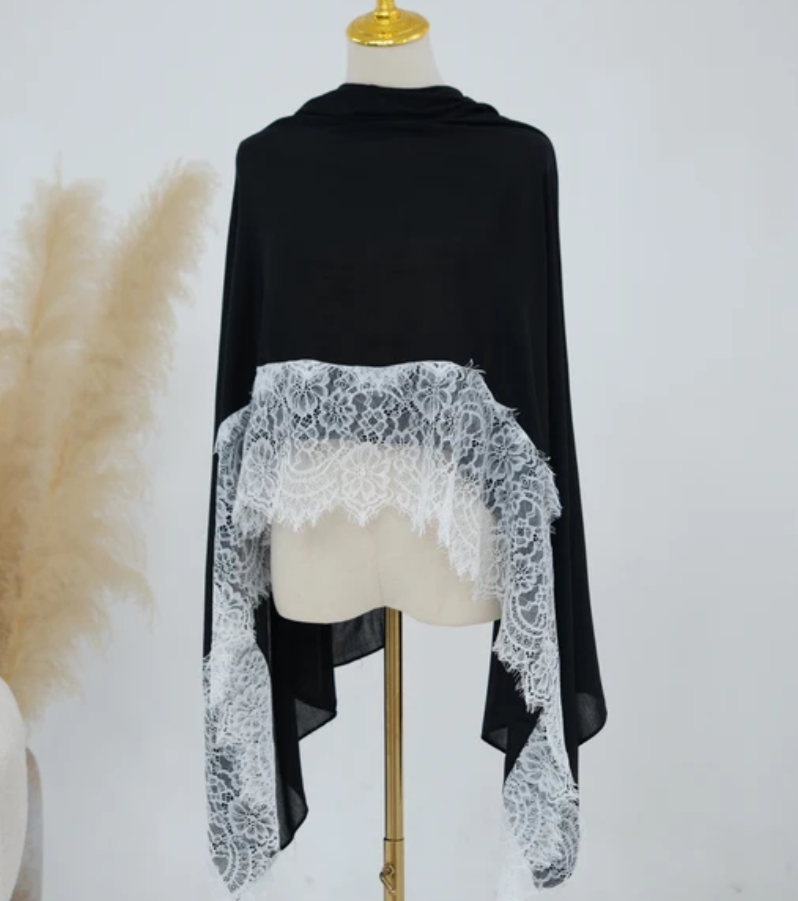 INAYA-Lace Modal Hijab