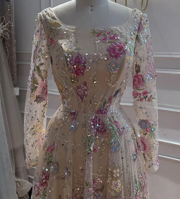 Zahrah Floral Gown