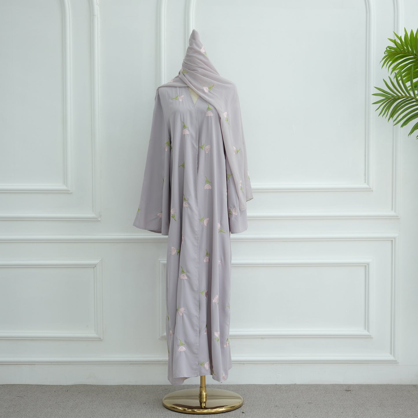 Marwa Floral Abaya & Hijab