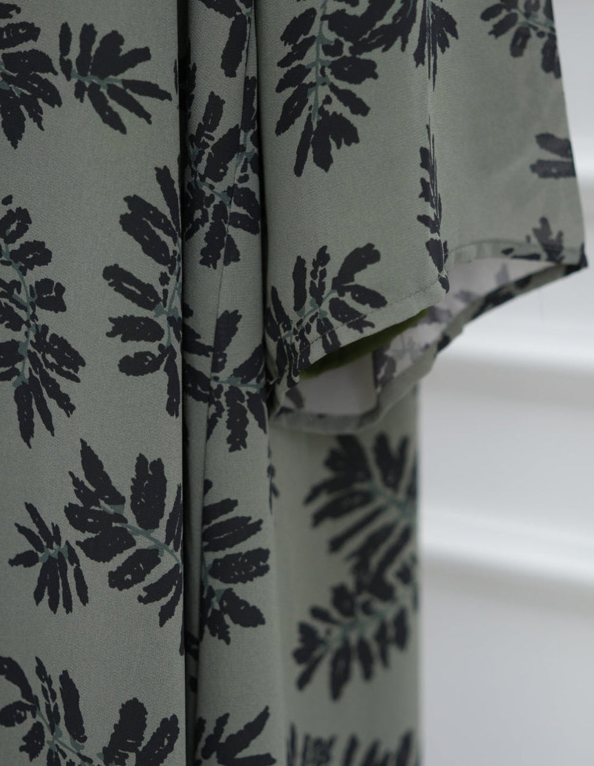 Fiza Floral Abaya & Hijab
