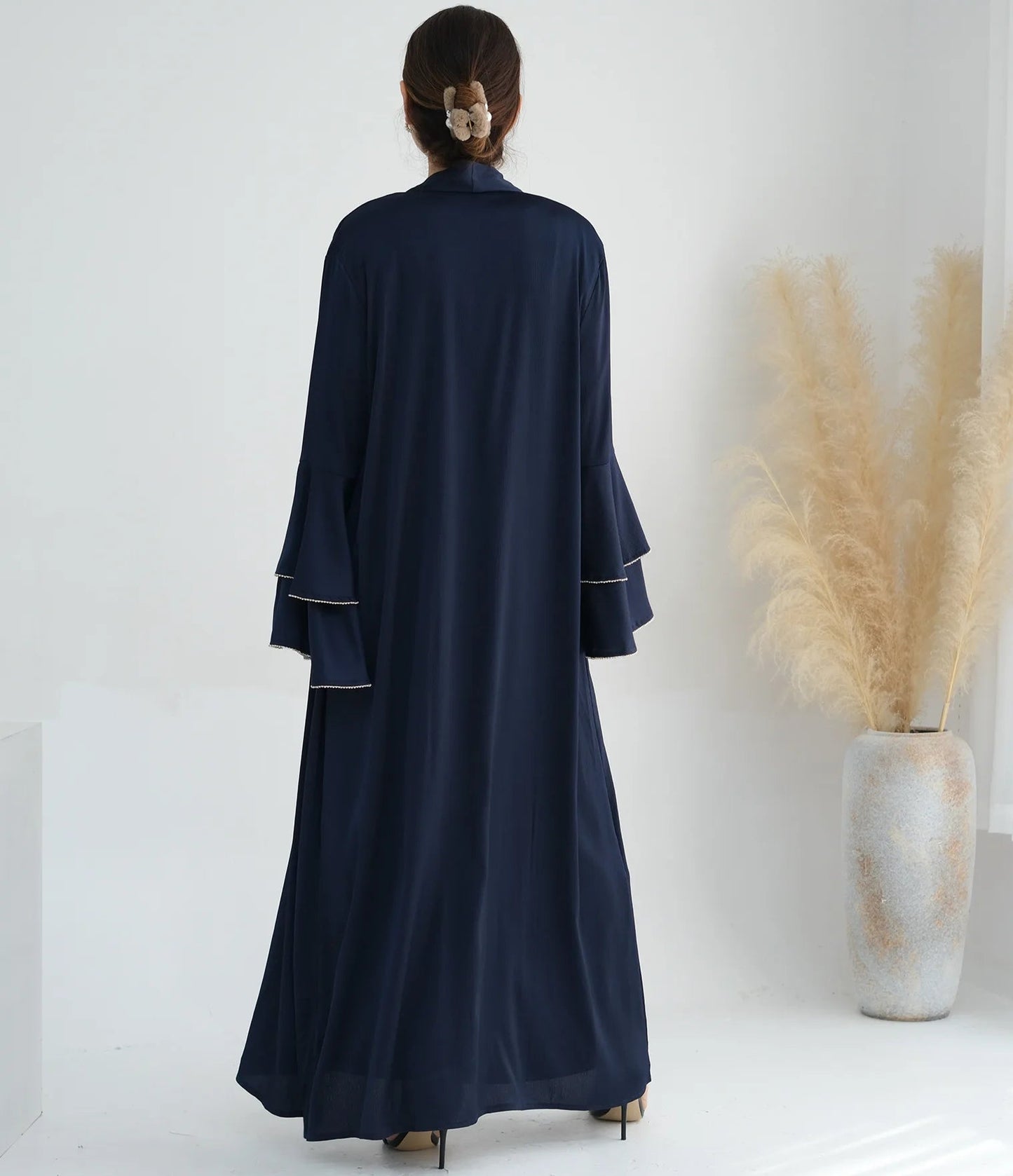 Humera Satin Abaya Set