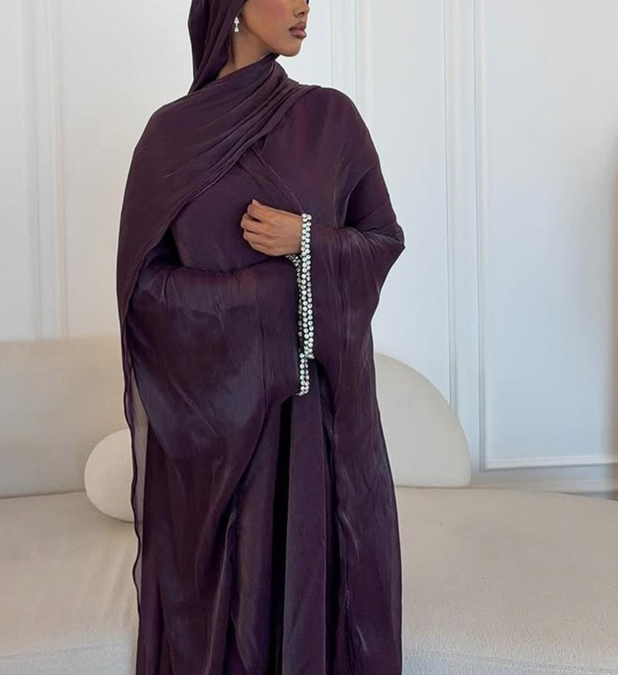 Sehra Organza Abaya Set