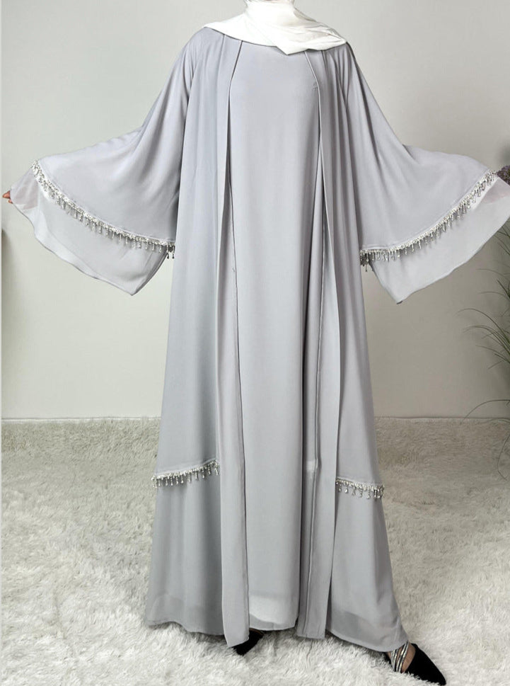 Emaani Layered Crystal Abaya