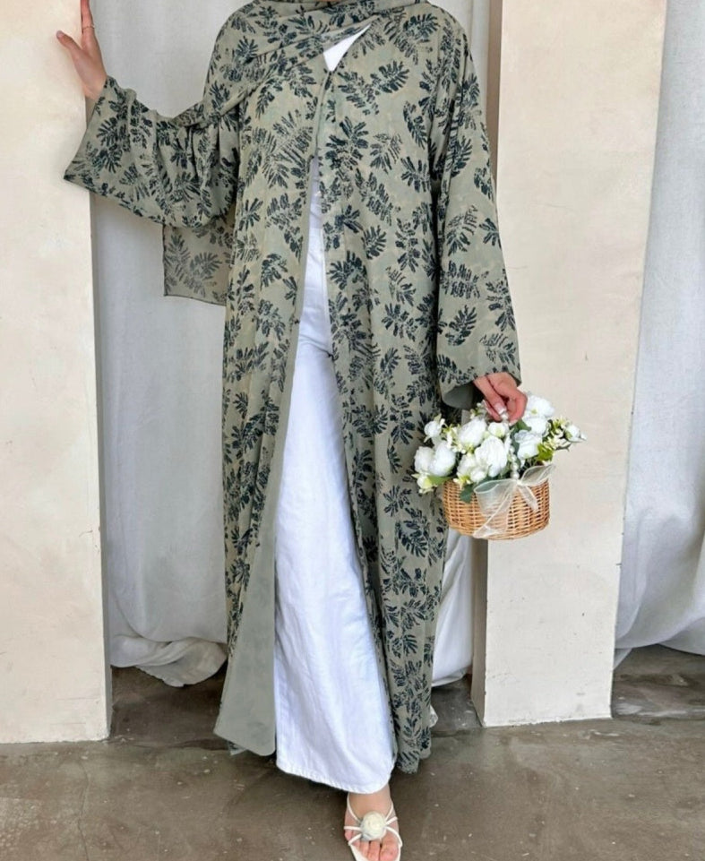 Fiza Floral Abaya & Hijab