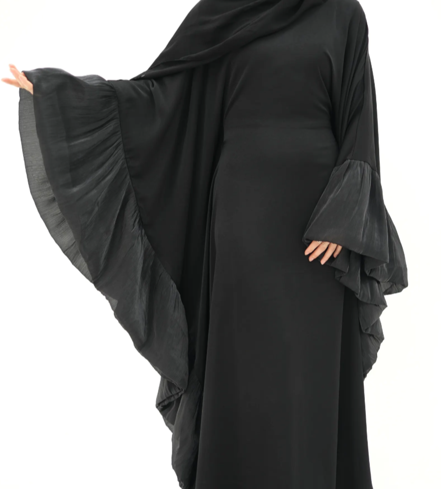 Amiha Frill Butterlfy Abaya