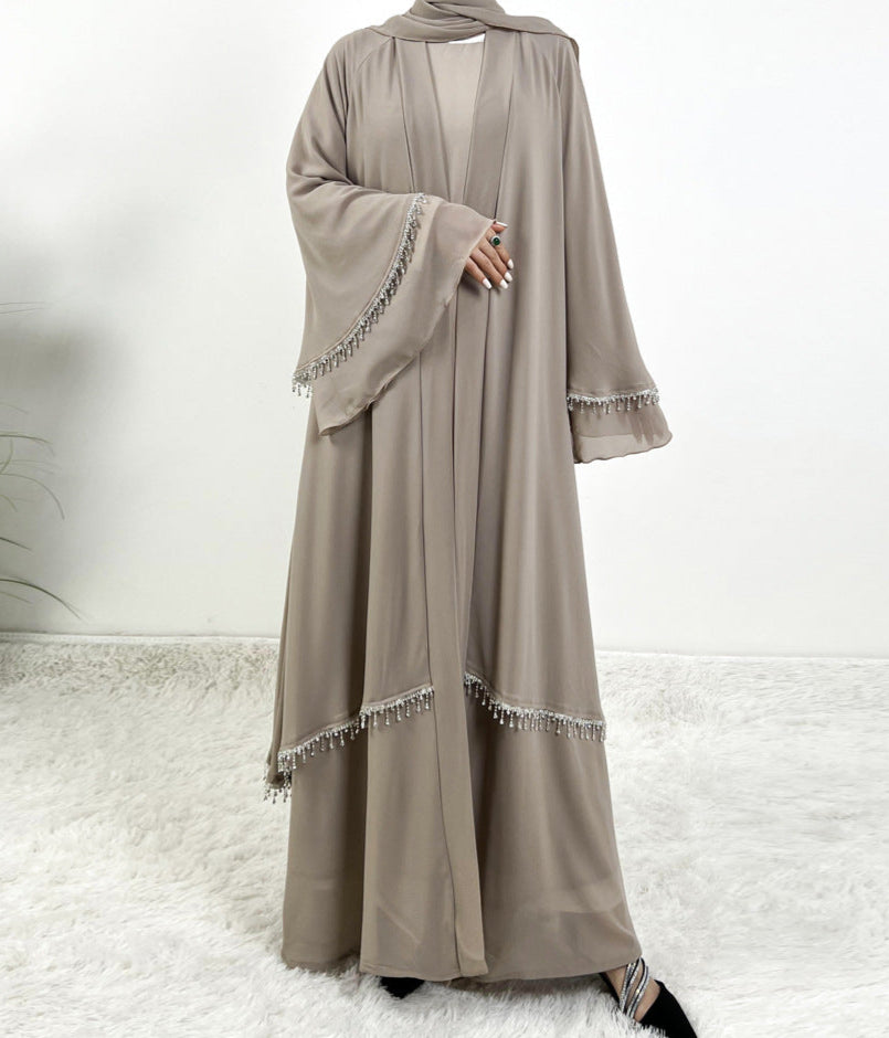 Emaani Layered Crystal Abaya