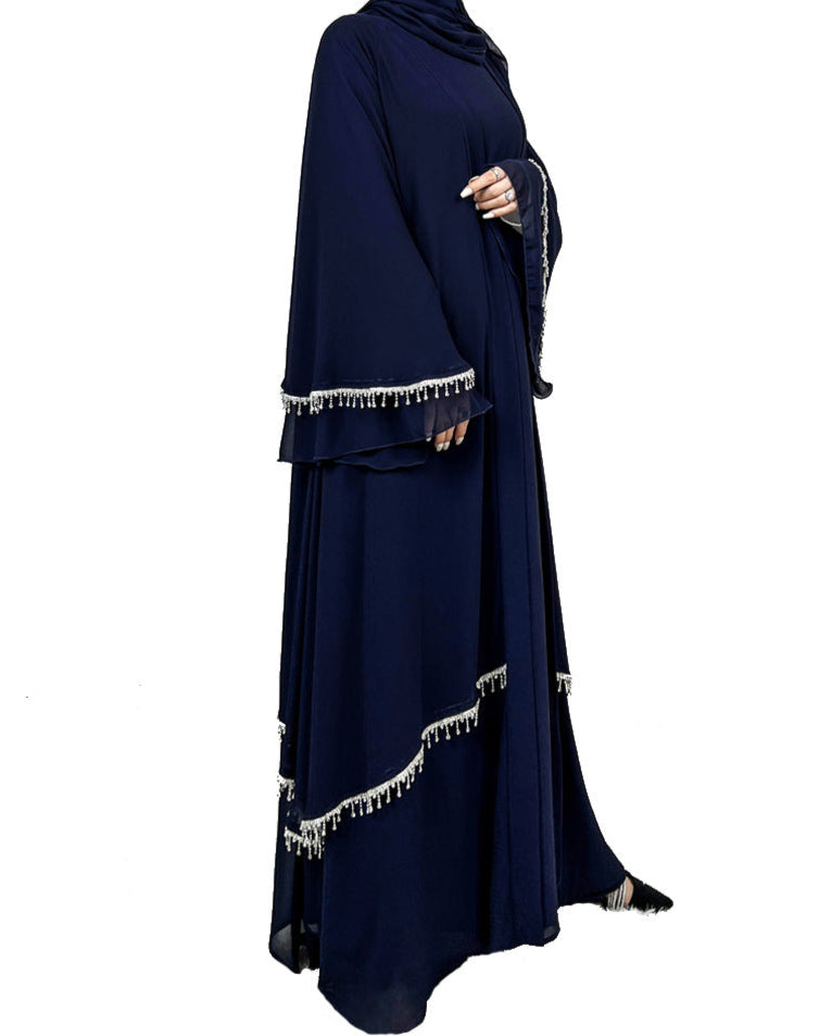 Emaani Layered Crystal Abaya
