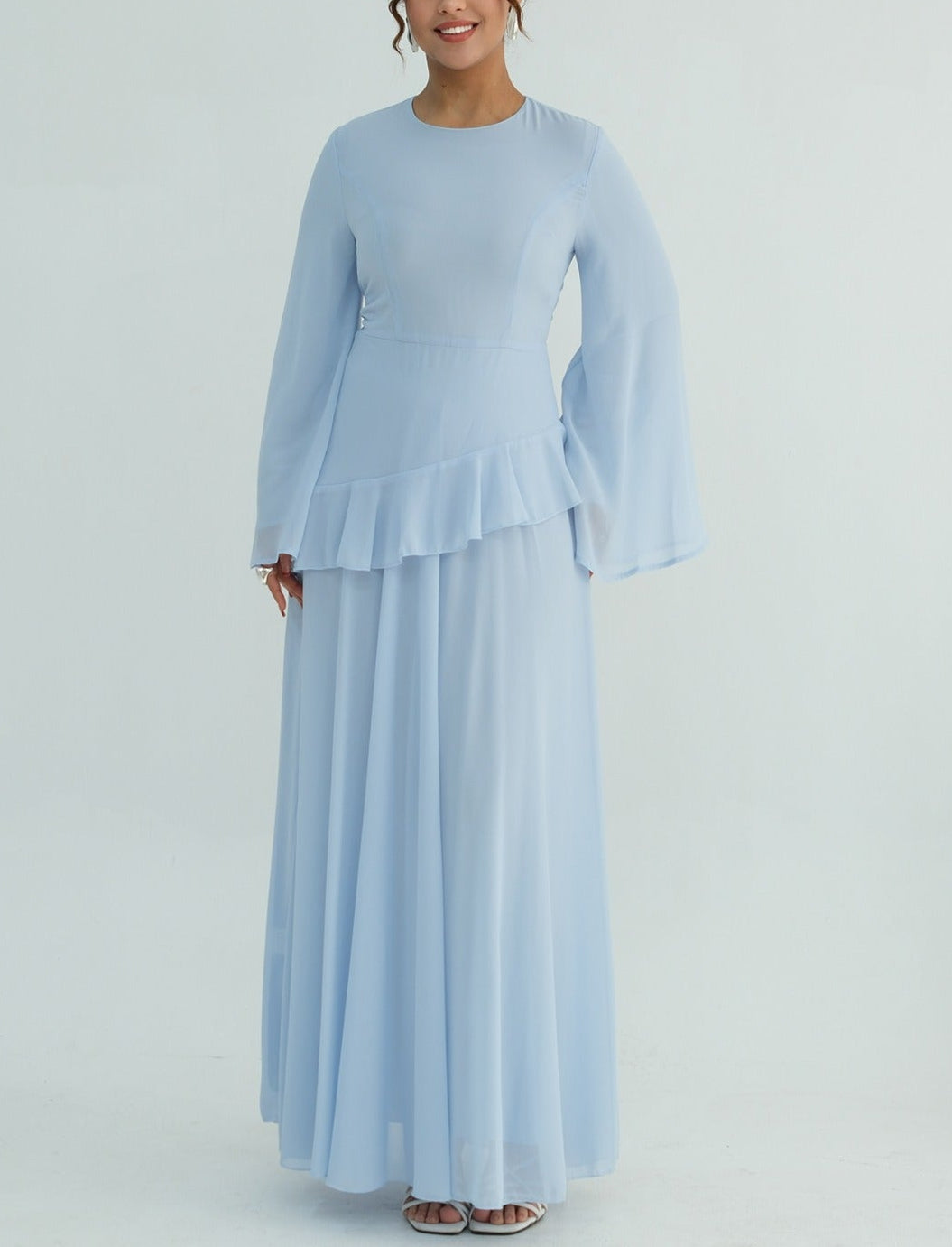sachin and babi light blue dress Amazon.com: Wirunsy Bohemian Chiffon Wedding Dresses for Bride Off Shoulder  Lace Appliques Long Sleeve Wedding Bridal Gowns with Split Ivory Size 0 :  Clothing, Shoes & Jewelry main image 1