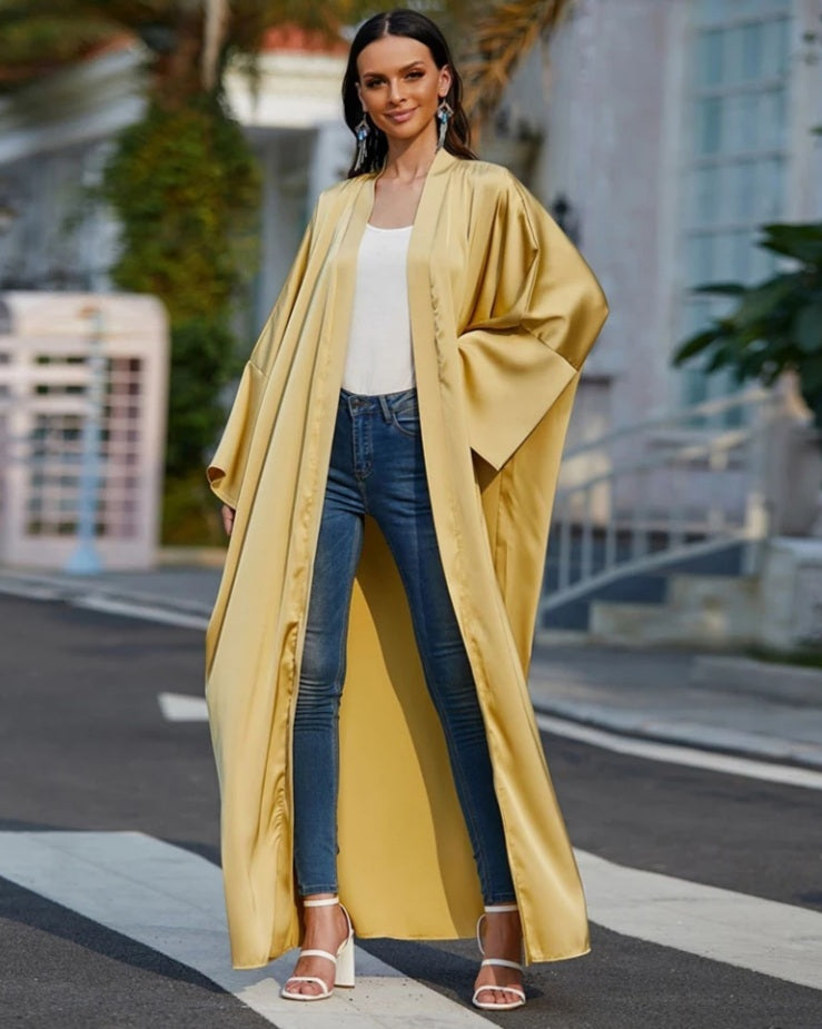 Casual Satin Kaftan