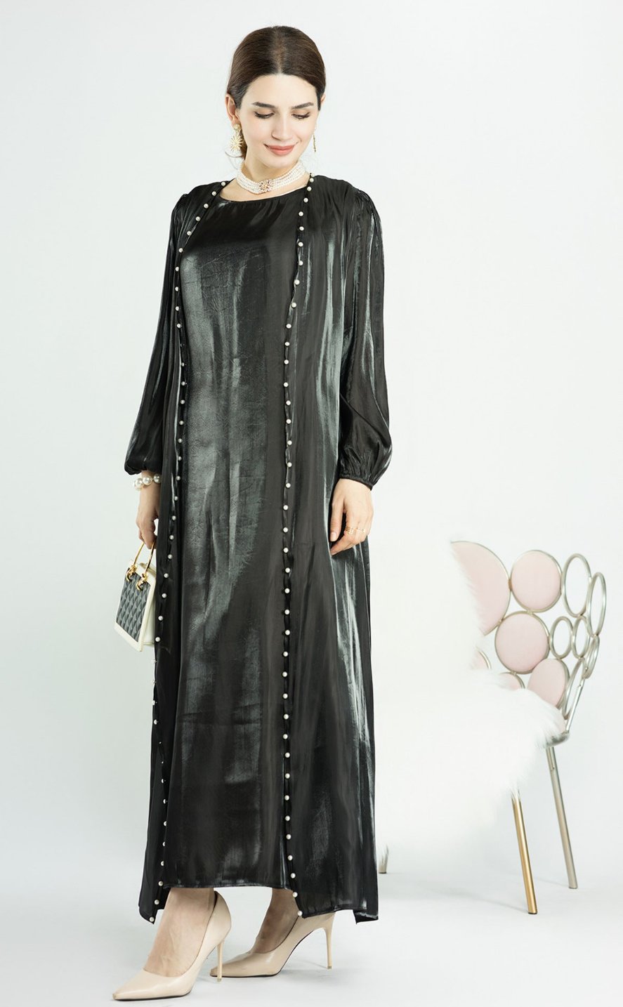 Adeena Pearl Abaya Set