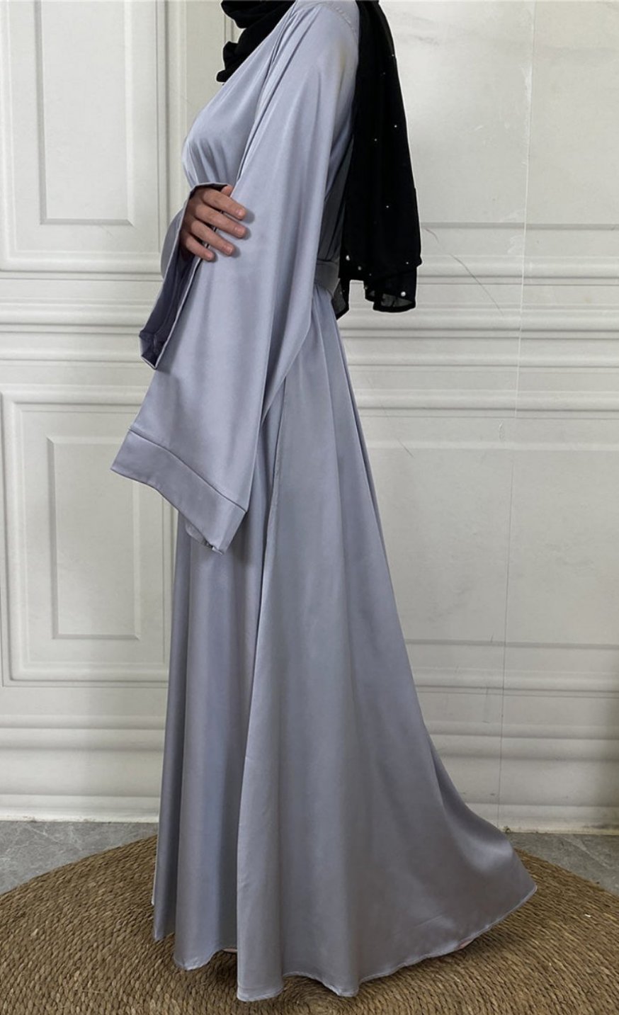 Inaya Classic Satin Abaya