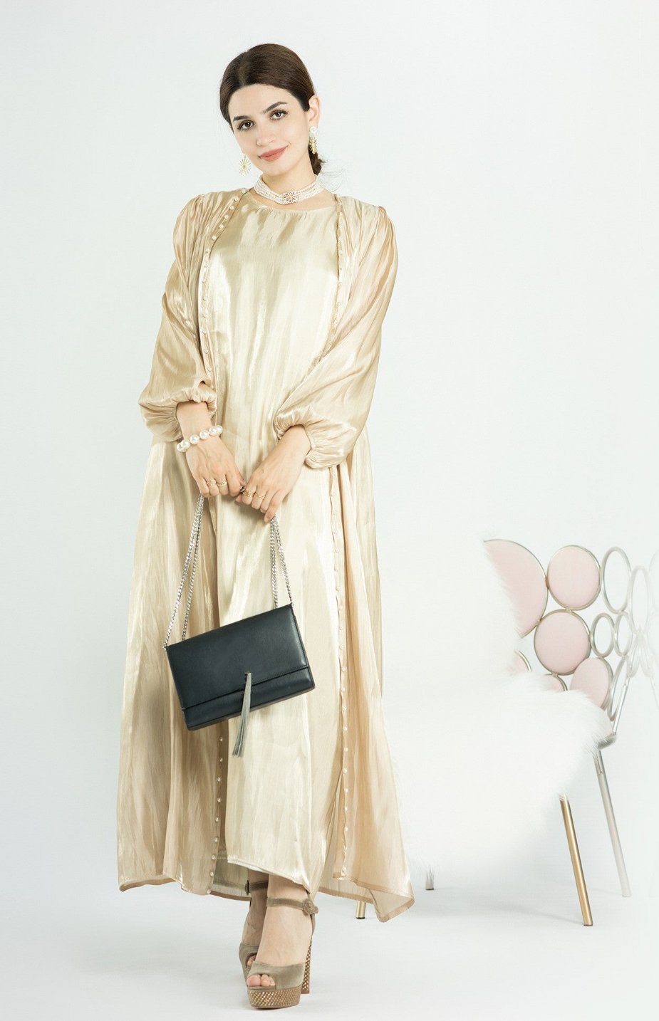 Adeena Pearl Abaya Set