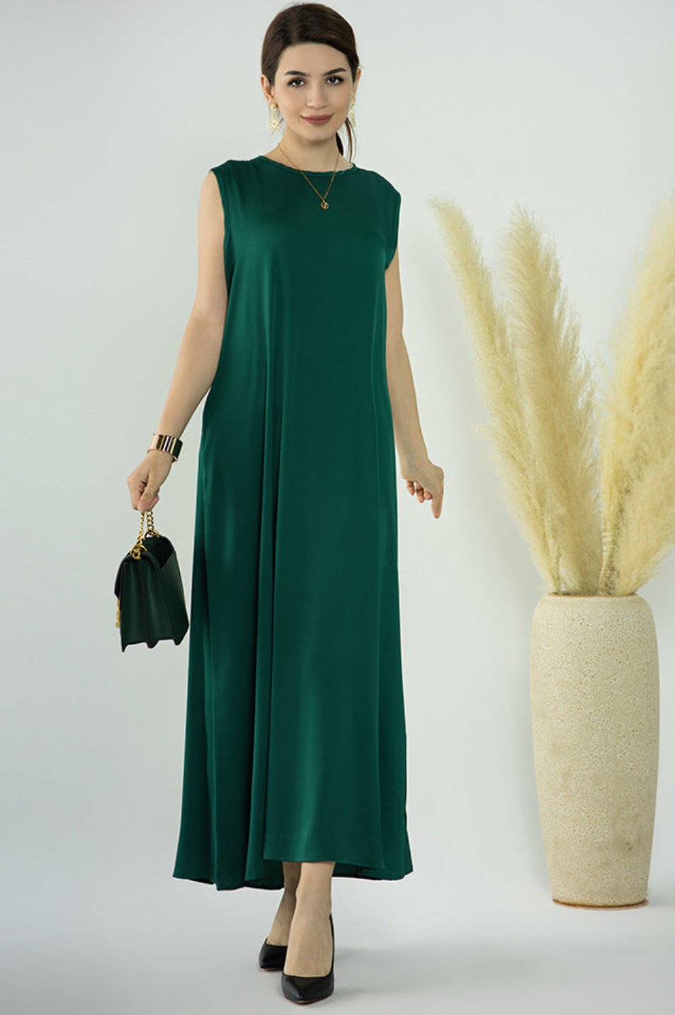 HAANI- Beaded Button Down Abaya