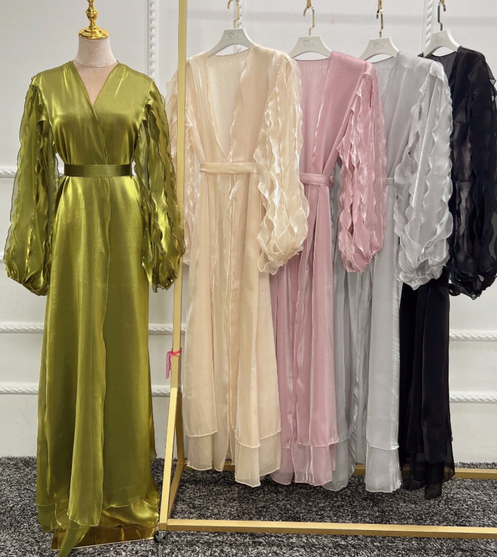 Narmin Balloon Sleeve Abaya