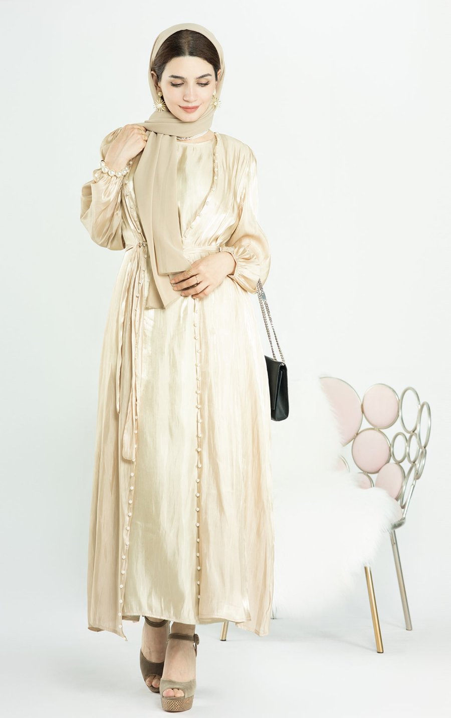 Adeena Pearl Abaya Set
