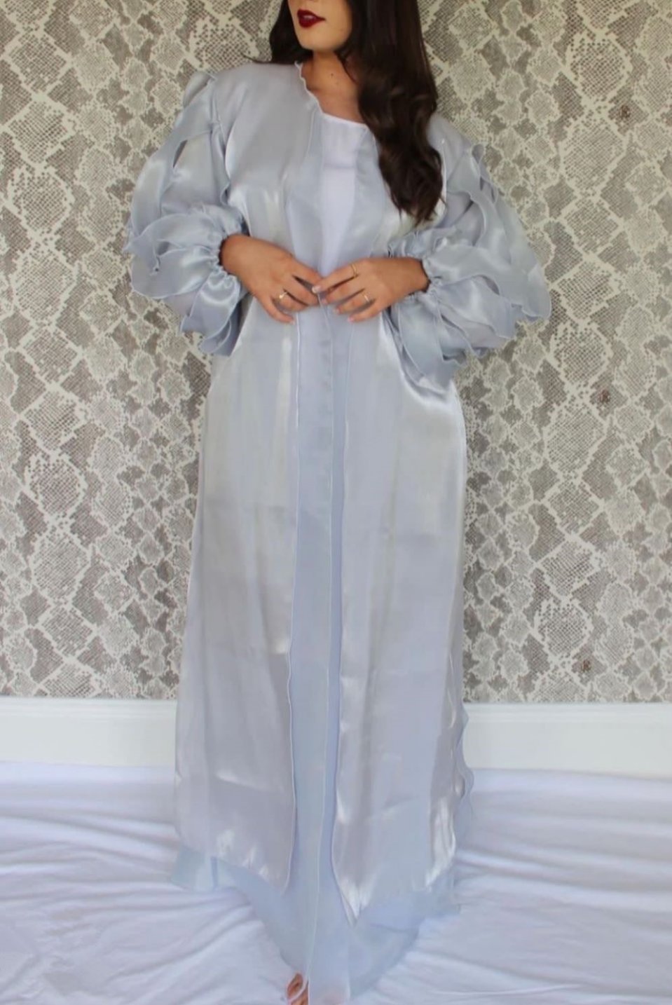 Narmin Balloon Sleeve Abaya
