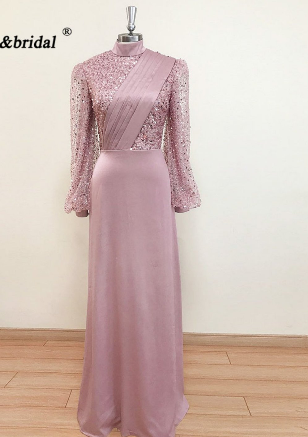 Yasmin Satin Gown