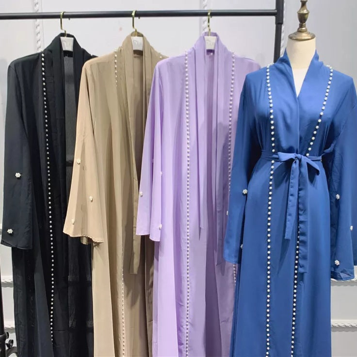 Pearl Embellished Abaya