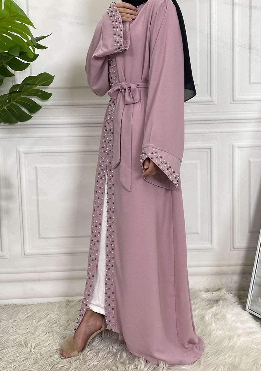 Pearl Open Abaya - Elegant and Stylish Islamic Clothing for Women