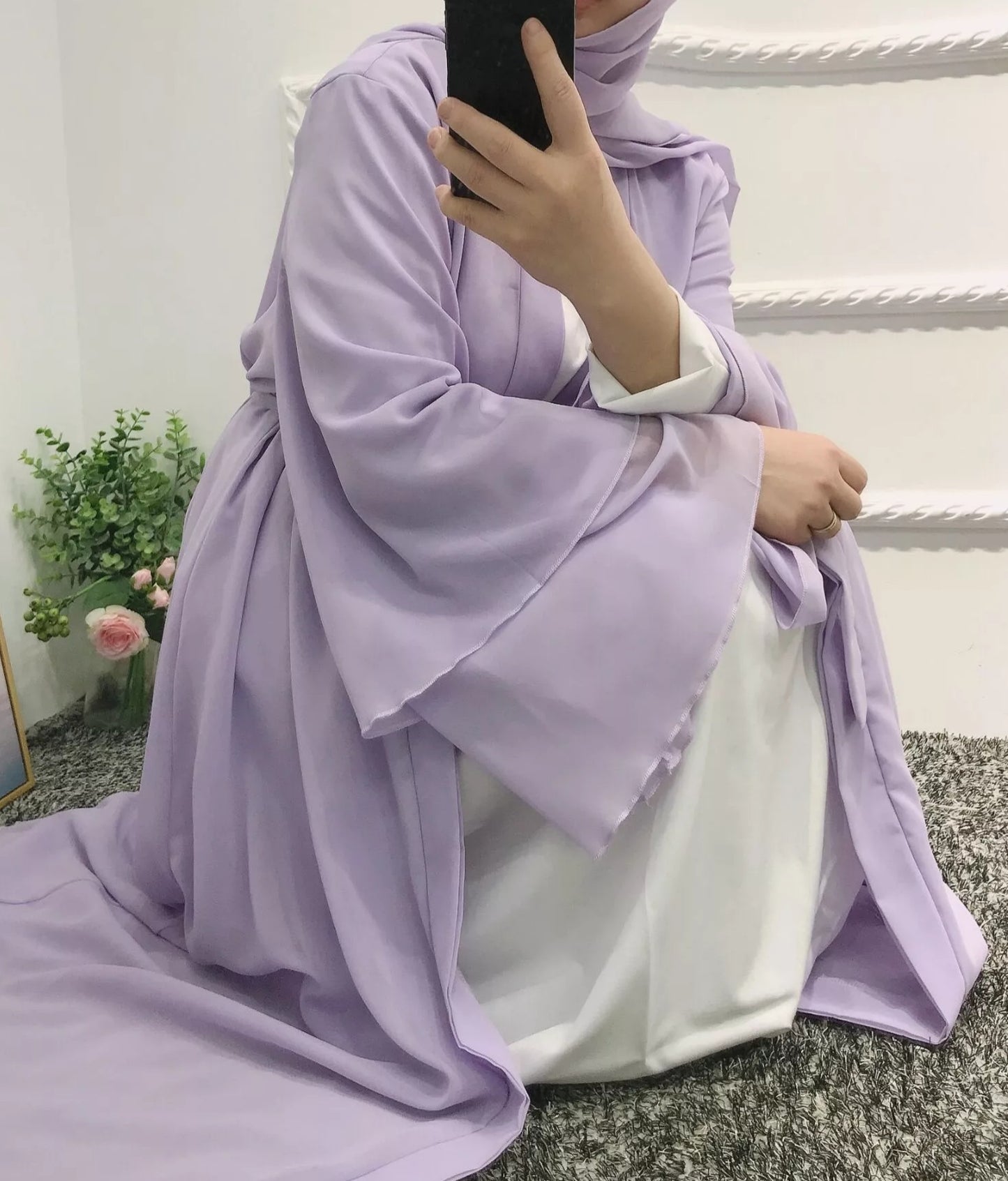 Nadira-Chiffon Abaya