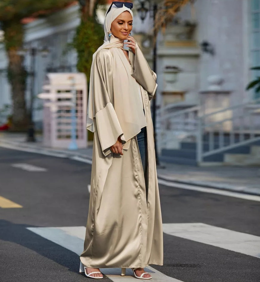 Casual Satin Kaftan