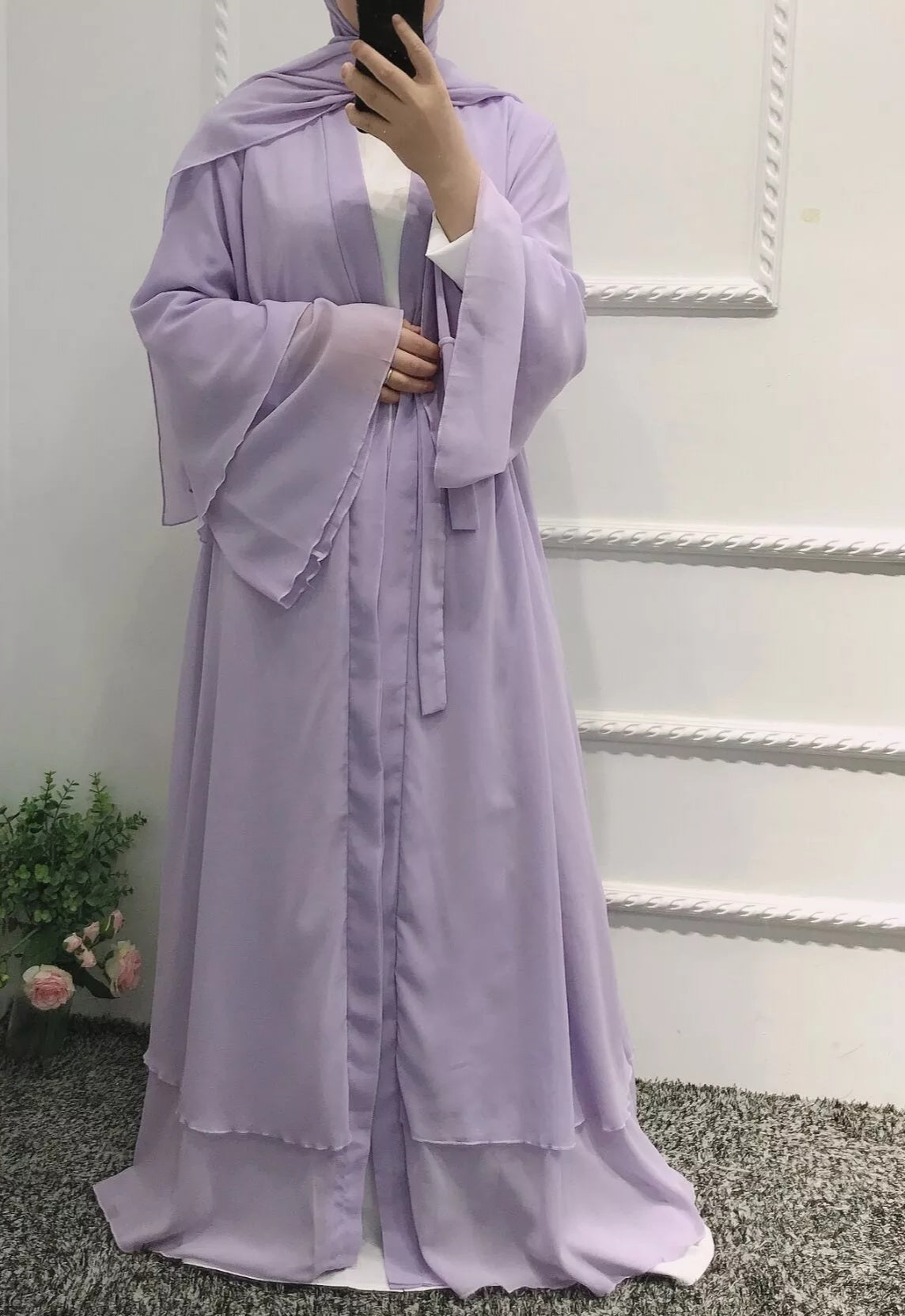 Nadira-Chiffon Abaya