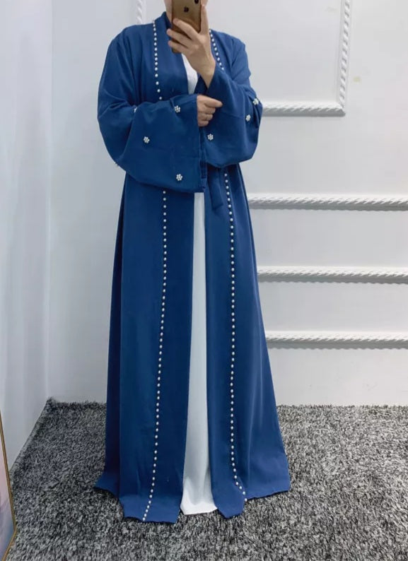 Pearl Embellished Abaya