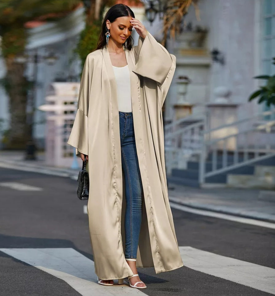 Casual Satin Kaftan