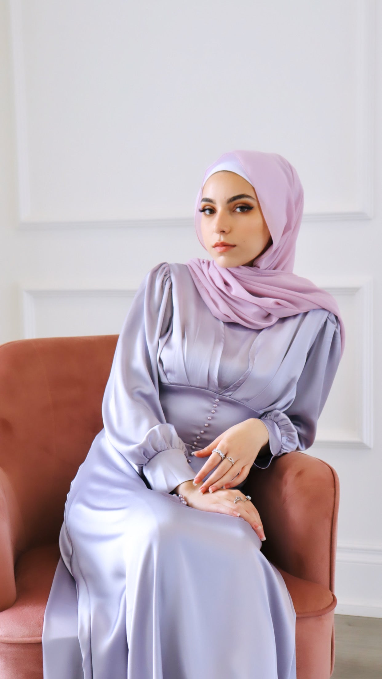 Saimah Satin Evening Dress