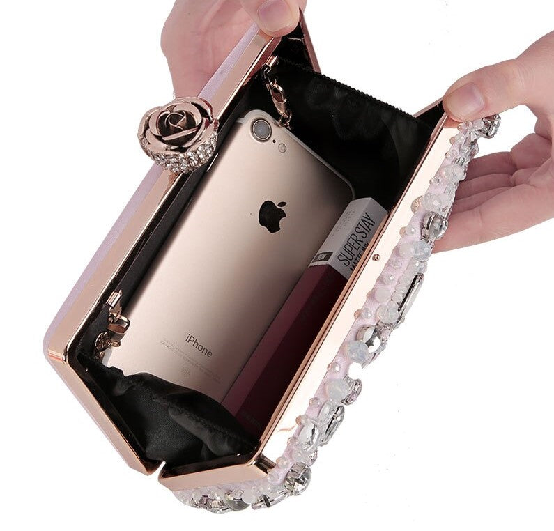 Rhinestone Evening Clutch