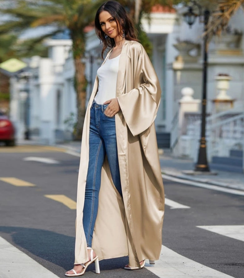 Casual Satin Kaftan