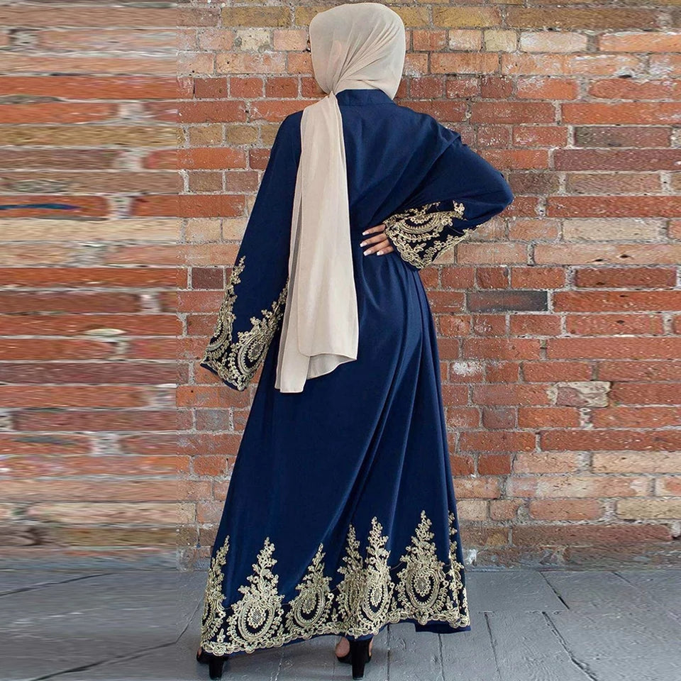 Airah-Lace Embroidery Abaya