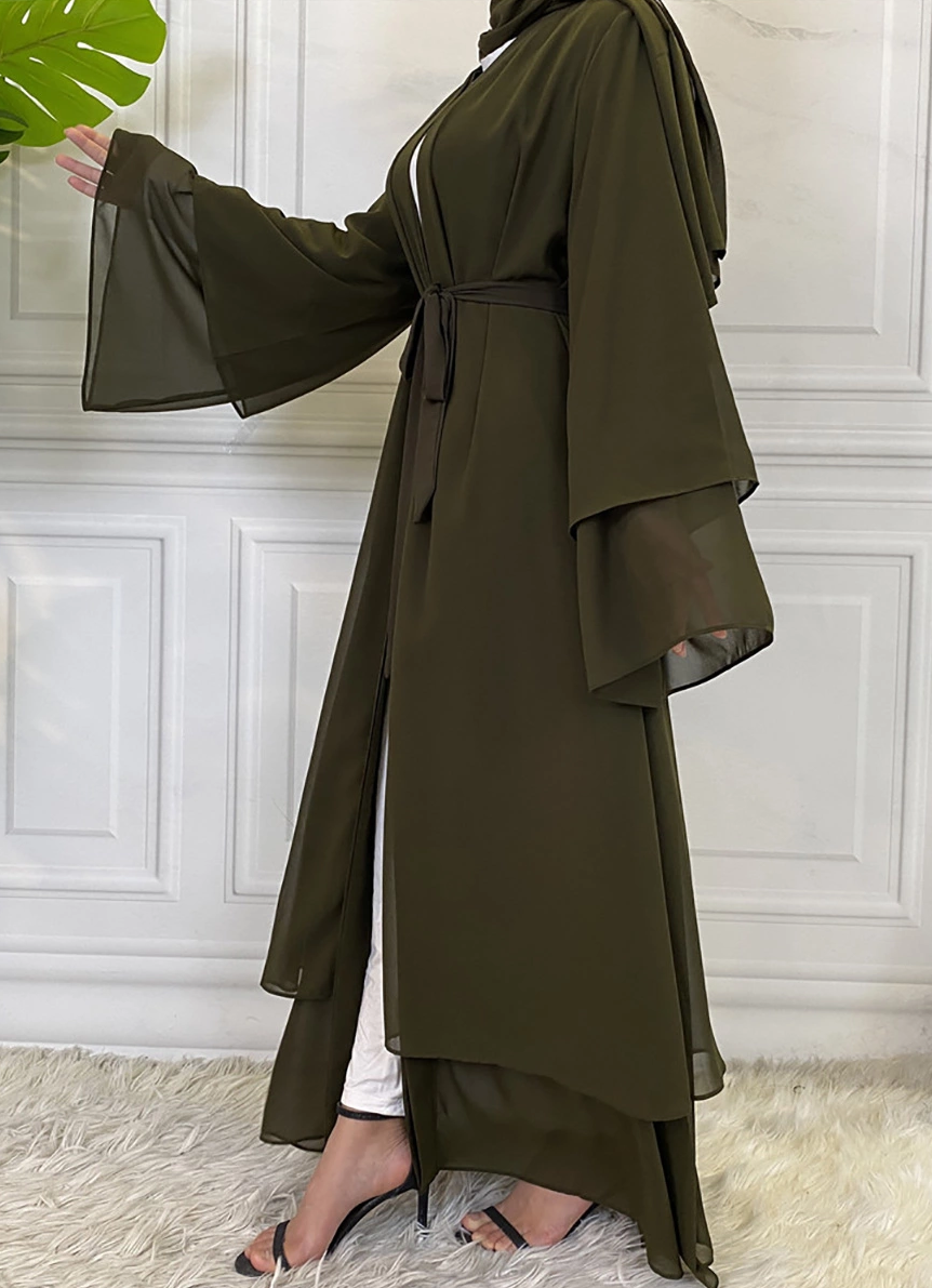 Nadira-Chiffon Abaya