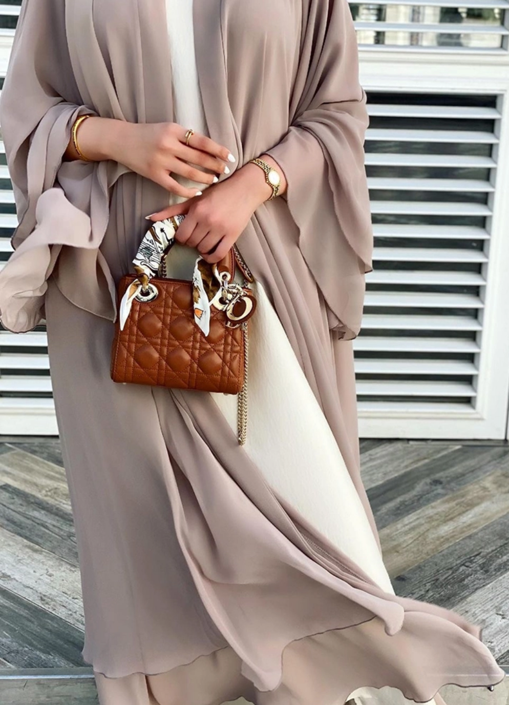 Nadira-Chiffon Abaya