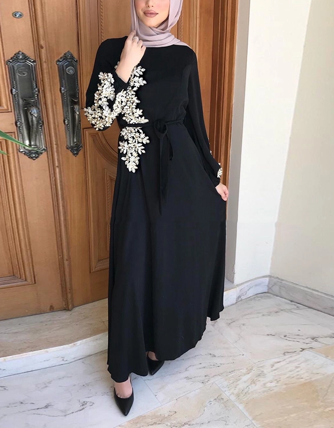 Sofia Sequin Embroidery Dress