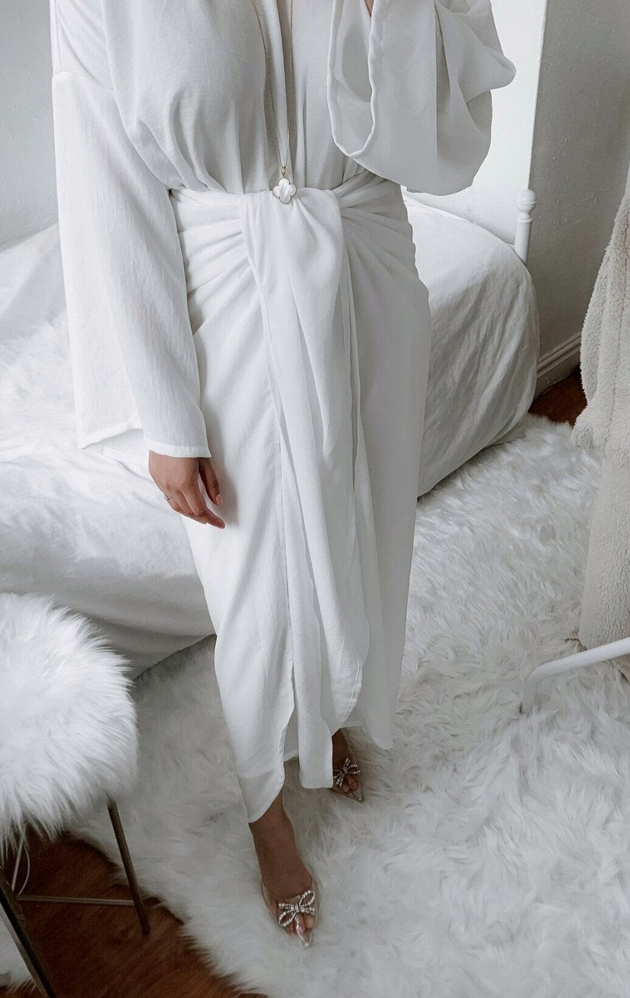 Maahwish-Two Piece Abaya Inner set
