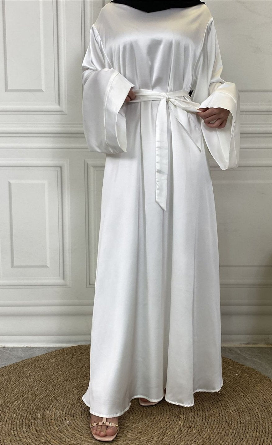 Inaya Classic Satin Abaya