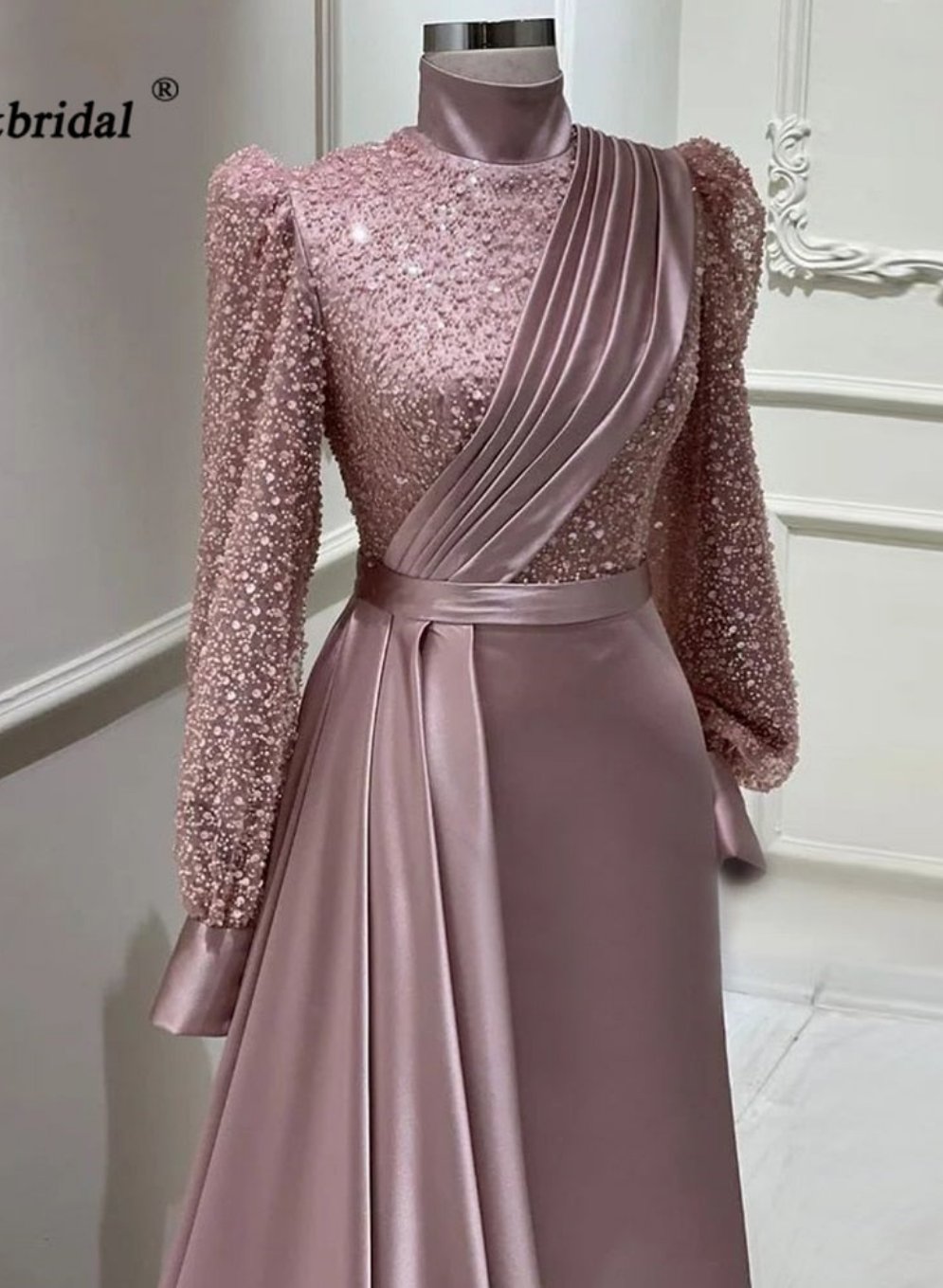 Yasmin Satin Gown