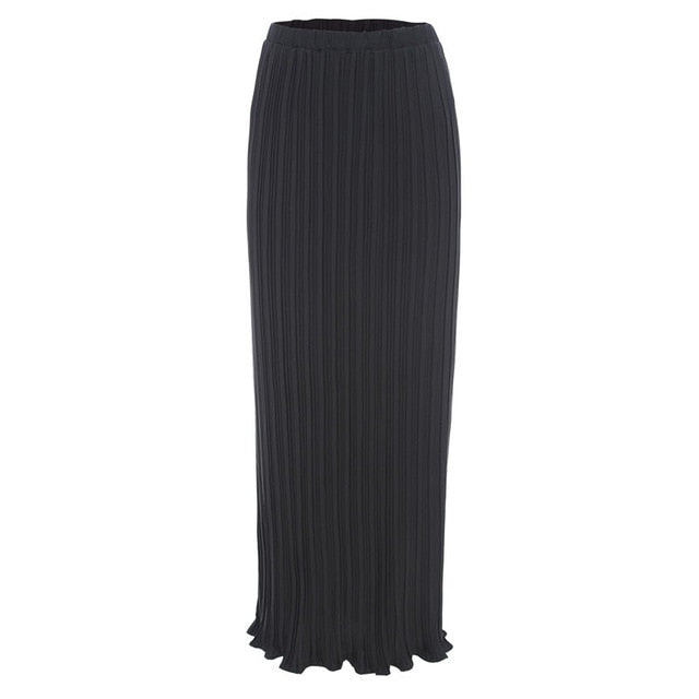 Pleated Maxi Skirt & Top