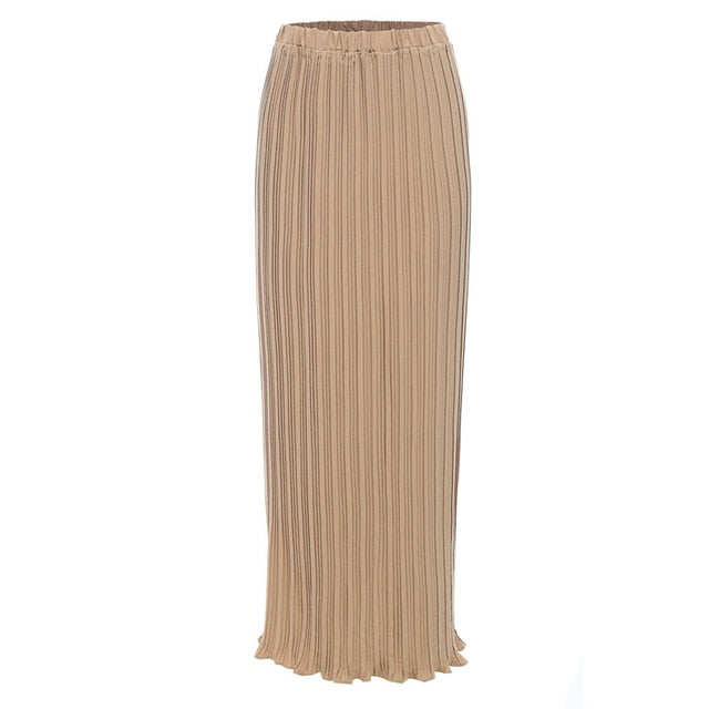 Pleated Maxi Skirt & Top