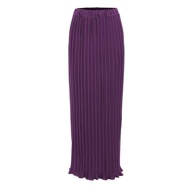 Pleated Maxi Skirt & Top