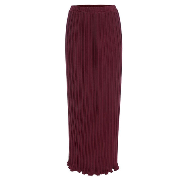 Pleated Maxi Skirt & Top