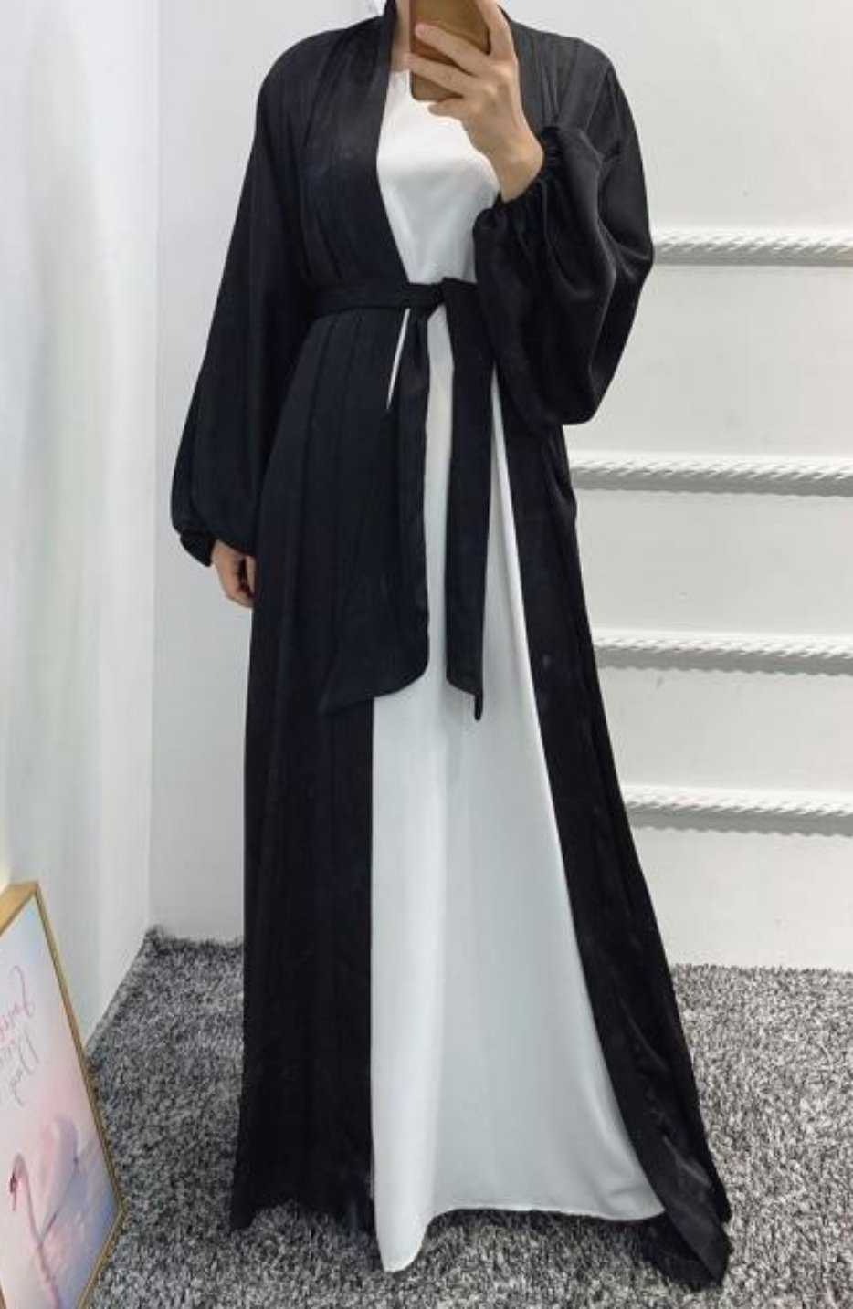 Sia Satin Abaya