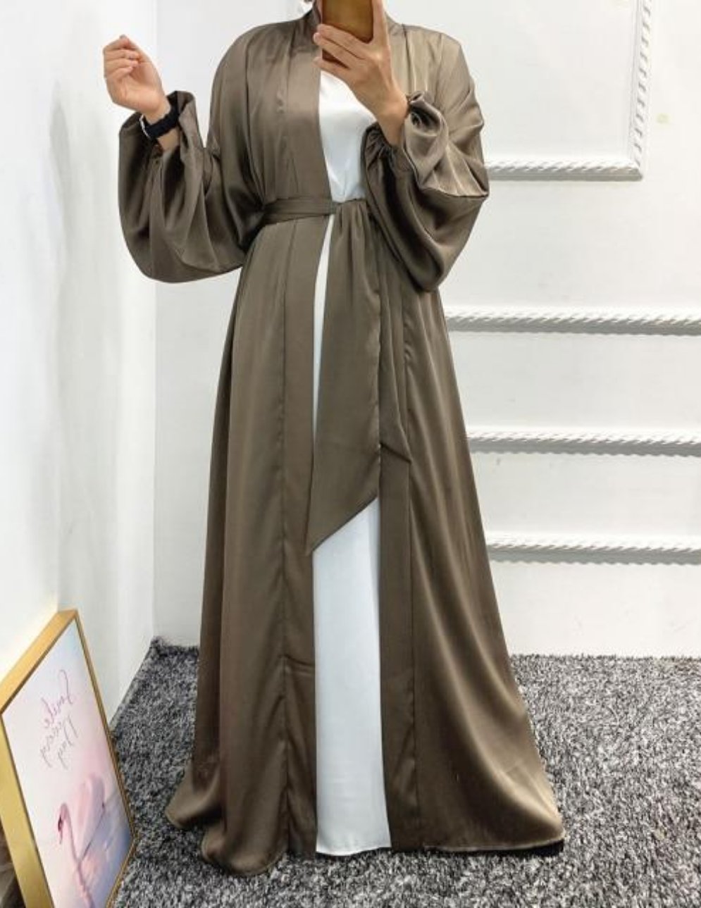 Sia Satin Abaya