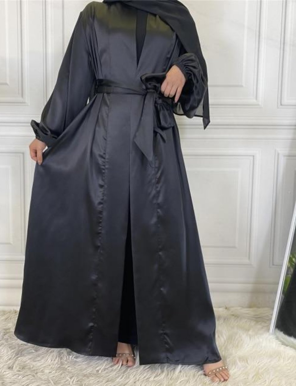 Savera Satin Abaya