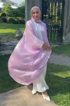 Samiha Organza Abaya Set
