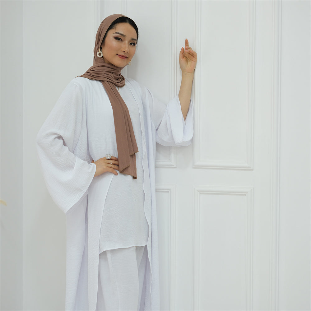 Zoha-Three Piece Abaya Set