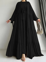 Noori Chiffon Abaya Set
