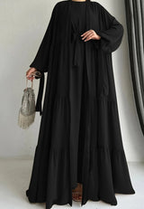 Noori Chiffon Abaya Set